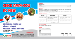Sản phẩm: KINPLUS - CHICK AMPI - COLI AC NEW