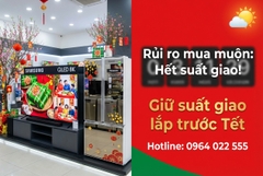 Mua đồ điện sát Tết tại Bắc Giang: Rủi ro mua muộn và cách giữ suất giao lắp
