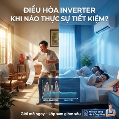 Điều hòa Inverter có thực sự tiết kiệm điện? Kinh nghiệm chọn mua chuẩn nhất cho gia đình Bắc Giang