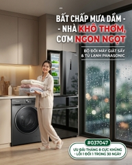 Bắc Giang Mưa Dầm Oi Ẩm Kéo Dài: Bí Quyết Giữ Quần Áo Khô Thơm Và Thực Phẩm Tươi Ngon Cùng Panasonic