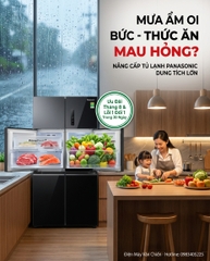Tủ lạnh cũ quá tải ngày mưa ẩm oi bức: Nguy cơ hỏng thực phẩm và giải pháp từ Panasonic
