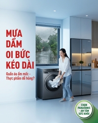 Bắc Giang Mưa Dầm Oi Bức Kéo Dài: Hệ Quả Sức Khỏe Từ Quần Áo Ẩm Mốc, Thực Phẩm Dễ Hỏng Và Giải Pháp Từ Panasonic