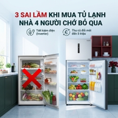 3 Sai Lầm Khi Mua Tủ Lạnh Cho Gia Đình 4 Người Tại Bắc Giang