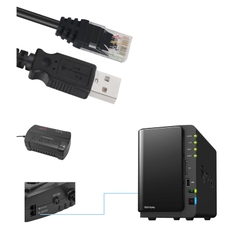 Cáp USB sang RJ50 10P10C điều khiển cho APC UPS 350 ES,550, ES 500, 650, APC Back-UPS pro 700, 750 BE500R, 3000, NS-1080, 1500 XS, NS1250, BR1000G(AP9827 and 940-127B)