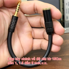 Dây balanced 4.4mm nối dài giúp giảm thiểu hư hỏng giao tiếp trên DAC AMP
