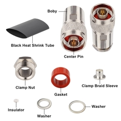 Đầu bấm N - Connector cho cáp coaxial LMR400 KMR400