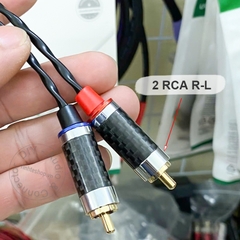 Dây balanced 2.5mm sang 2 cổng hoa sen chuyển âm thanh từ DAC AMP sang Âm ly Loa