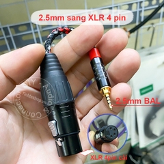 2.5 balanced sang 4.4 balanced adapter chuyển âm thanh cho DAC AMP Tai nghe
