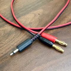 Dây 3.5 mono sang 2 đầu bắp chuối 4mm - 3.5mm 1/8" TS male to banana plug AMP PA DJ speaker pro audio