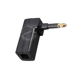 Jack chuyển 3.5 sang quang vuông góc - 3.5mm mini toslink to toslink