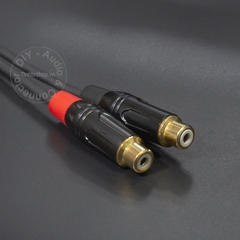 Dây 3.5 ra 2 hoa sen DIY 0.2M đến 3M - 3.5mm đực ra 2 RCA cái Soundking OFC 4N