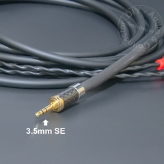 Dây AUX 3.5 sang 2 đầu bông sen AV Canare Nhật Bản - DIY 1/8'' to 2 RCA Stereo Audio Cable