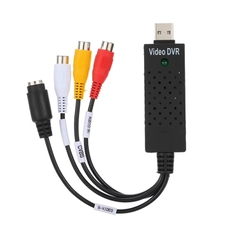 Cạc USB ghi hình Svideo RCA CVBS từ Máy siêu âm Máy nội soi vào máy tính - USB 2.0 video capture card, audio-video card, TV, DVD, VHS, DVR, USB video capture device
