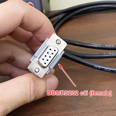 Dây COM 9 sang COM 25 đấu thẳng - DB9 female to DB25 male straight connector cable