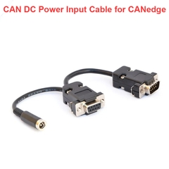 Cáp RS232 cấp nguồn DC 5.5x2.1mm - CAN DC Power Input Cable for CANedge