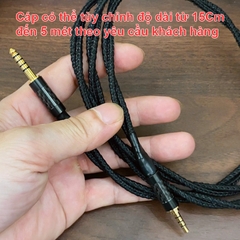 Dây 4.4 sang 3.5mm balanced cho tai nghe Audeze LCD-S20 đồng OFC Mogami 2944