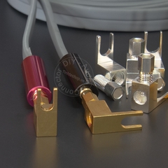 Jack chuyển bắp chuối sang càng cua cho Loa Âm ly 4 chiếc nhân đồng mạ vàng