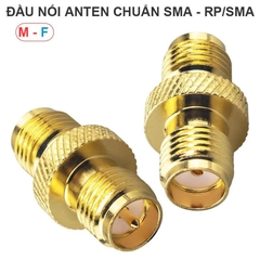 Đầu nối RP SMA đực sang cái được nâng cấp Bộ chuyển đổi RP-SMA đực sang RP-SMA  cái mạ vàng