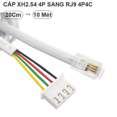 XH2.54 to CAT3 RJ9 4P4C Cable