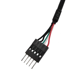 Motherboard Header Dupont IDC 5-Pin to USB 2.0 A Male Extender Adapter Cable