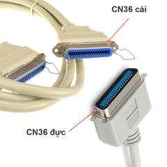 Centronics IEEE-1284 Parallel Printer Cable 36 Pin Female to Female