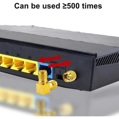 Đầu nối SMA  cái vuông góc dành cho anten, wifi, bộ thu sống radio - 90-degree right-angle female SMA connector