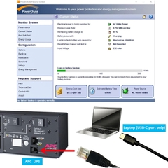 USB C sang cổng mạng RJ50 10P10C cho bộ lưu điện tương thích với APC UPS PowerChute và TrueNAS