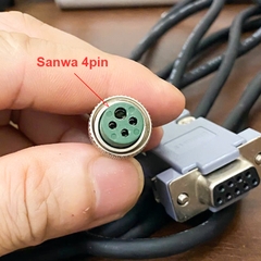 Cáp DB9 RS232 sang 4pin Sanwa 1.5 mét