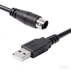 Dây USB sang mini 6pin cắm Máy tính đến Bộ chuẩn đoán DENSO DST-010 - USB to Mini Din 6-pin cable, DENSO replacement accessory, part number 95171-1378