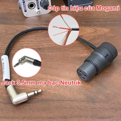 Dây canon cái sang 3.5 balanced cho micro Condenser Rode NTG1 PreSonus PRM1 AKG C1000S