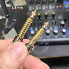 Rắc 6 ly ra hoa sen mạ vàng 24K 2 chiếc Ugreen AV169 80731 - 6.35mm male to female RCA adapter