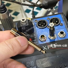 Rắc 6 ly ra hoa sen mạ vàng 24K 2 chiếc Ugreen AV169 80731 - 6.35mm male to female RCA adapter