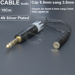 3.5 sang 4.4 cắm tai nghe 4.4 cho DAC 3.5mm - 3.5mm single ended male to 4.4mm balanced female audio cable