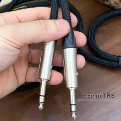 Dây 6.5ly TRS balanced cho đầu ra R-L từ Soundcard Mixer DAC sang Loa monitor