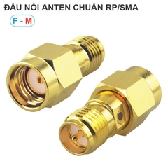 Jack nối chuyển đổi RP-SMA cái sang RP-SMA đực  - RP-SMA female to RP-SMA male adapter jack