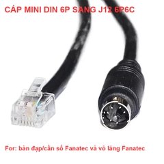 Dây mini DIN 6 pin sang RJ12 6P6C cho bàn đạp/cần số Fanatec và vô lăng Fanatec