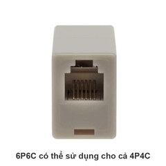 Đầu nối RJ9 RJ11 RJ12 4P4C - Tripp Lite RJ11 Modular Coupler