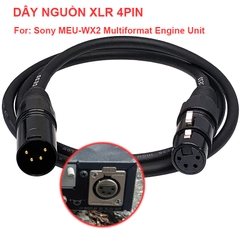 Dây nguồn cho Sony MEU-WX2 Multiformat Engine Unit - XLR 4pin power cable