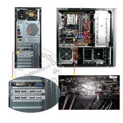 Bộ chia cổng USB 2.0 lắp vào thùng máy tính bàn - USB 2.0 9pin to USB 2.0 AF 4 port