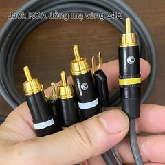 Dây phono 2 đầu RCA cho Pre AMP Mâm than Cáp hãng Monster