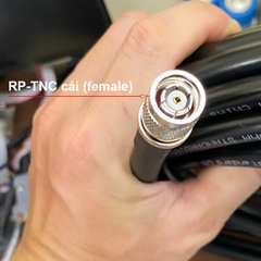 Cáp đồng trục LMR400 RP-TNC sang N connector vuông góc - Cable RP-TNC plug/N angled plug