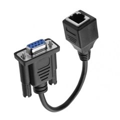 Convenient DB9 to RJ45 Converter Cable for Ethernets Connection Wide Application