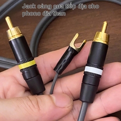Dây phono 2 đầu RCA cho Pre AMP Mâm than Cáp hãng Monster