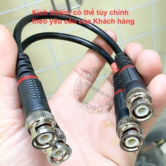 Dây đồng trục BNC 50 Ohm cho Camera Thiết bị hiện sóng Anten UHF