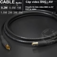 Cáp BNC ra AV DIY 0.2M đến 5M - BNC female to AV male cable