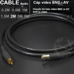 Cáp BNC ra AV DIY 0.2M đến 5M - BNC female to AV male cable