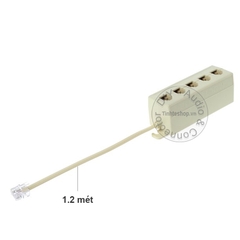 Bộ chia cổng RJ11 5 port cho điện thoại bàn - RJ11 spliiter 5 port 6P4C