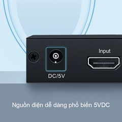 Bộ chia cổng HDMI 1 ra 2 hỗ trợ 4K Ugreen 40201 - HDMI splitter 2 port support 4K