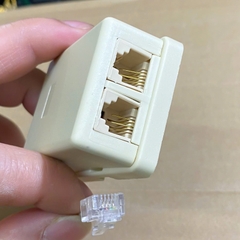 Bộ chia RJ11 2 cổng cho điện thoại bàn - RJ11 spliiter 2 port 6P4C