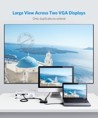 Dây chia VGA 1 ra 2 Ugreen 40254 - 250MHz 2-port VGA splitter